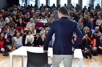 René Prêtre au Campus Strate J