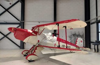Le Bücker que pilote Patrick