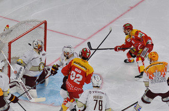 Fabio Hofer ouvre le score après 1'17'' de jeu