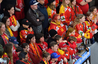 Les supporters sous tension... 
