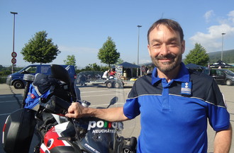 Le capitaine Alain Saudan chef de la police de la circulation 