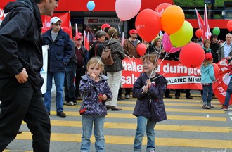 Défilé du 1er mai à Moutier