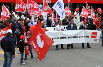 Défilé du 1er mai à Moutier