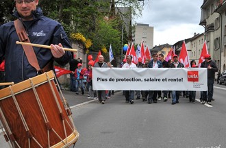 Défilé du 1er mai à Moutier