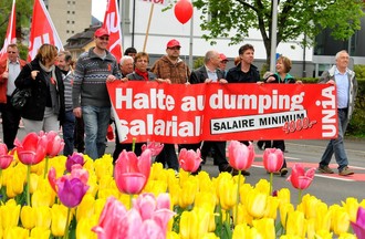 Défilé du 1er mai à Moutier