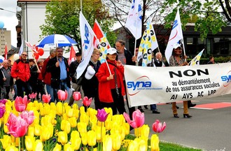 Défilé du 1er mai à Moutier