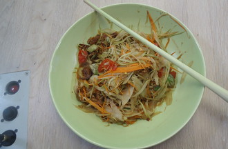Salade de papaye 