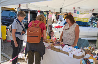 Marché d'automne de Champoz, octobre 2023. (Photo : David Carnal).  
