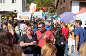 Marché d'automne de Champoz, octobre 2023. (Photo : David Carnal).  