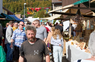 Marché d'automne de Champoz, octobre 2023. (Photo : David Carnal).  