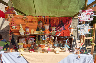 Marché d'automne de Champoz, octobre 2023. (Photo : David Carnal).  