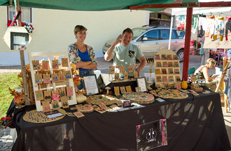 Marché d'automne de Champoz, octobre 2023. (Photo : David Carnal).  