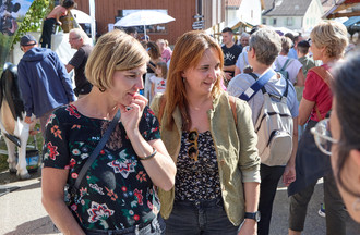 Marché d'automne de Champoz, octobre 2023. (Photo : David Carnal).  