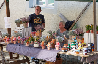 Marché d'automne de Champoz, octobre 2023. (Photo : David Carnal).  