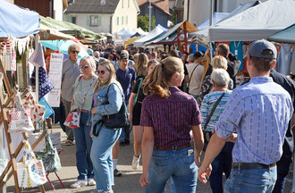 Marché d'automne de Champoz, octobre 2023. (Photo : David Carnal).  
