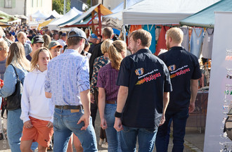 Marché d'automne de Champoz, octobre 2023. (Photo : David Carnal).  