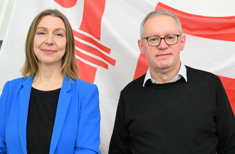  Les élus socialistes sous la coupole Mathilde Crevoisier Crelier et Pierre-Alain Fridez