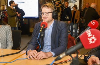 Le conseiller aux Etats PS élu dimanche 22 octobre, Baptiste Hurni.