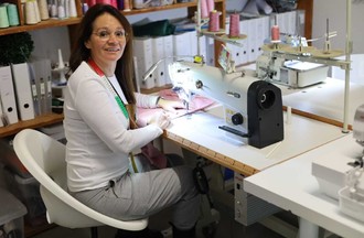 Susana dans son atelier