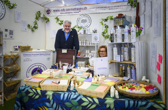 Le comptoir Broyard à Payerne. (Photo: Bertrand Pfaff)