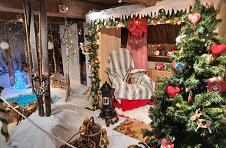 Photo de Diane, le Père Noël aux sports d'hiver