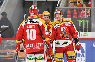 Gaëtan Haas, Toni Rajala et Luca Cunti