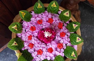 Mandala de fleurs, photo de Florence