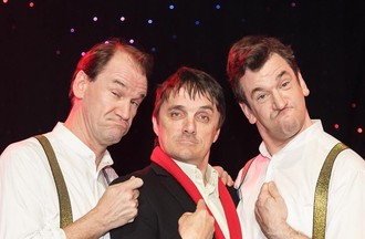 Pierre avec  Bruno et Vincent Counard  Les frères Taloche