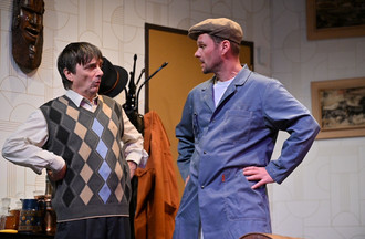 Photo de la pièce  " JO "   Pierre Aucaigne et Nicolas Haut ©2023 studio edouard curchod; tous droits réservés