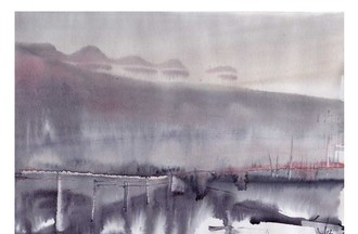 Aquarelle réalisée par Fred Donzé