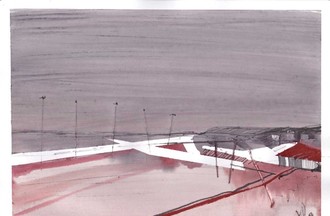 Aquarelle réalisée par Fred Donzé
