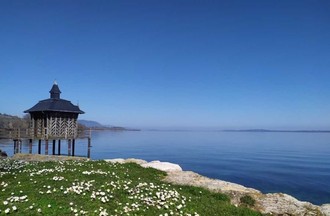 Thème du défi, des photos  du lac de Neuchâtel