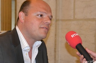 Olivier Arni, conseiller communal neuchâtelois réélu. 