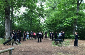 Entraînement en forêt
