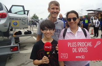 Daniel, Sonia et leur fils Ryan les gagnants du jeu: le juste mot