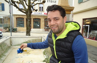 Jérémy qui a relevé le défi en nous apportant un poisson
