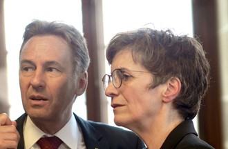 Alain Ribaux et Corine Bolay-Mercier