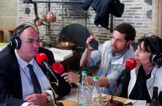 Jean-Charles Legrix interrogé par Sarah Massy et filmé par David Sanchez.