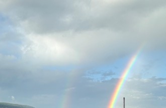 Arc-en-ciel sur Cornaux