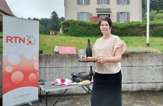 Valérie nous a apporté un plateau bien garni pour l'apéro