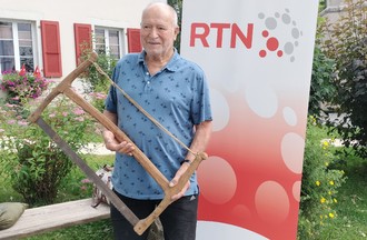 Walther qui a relevé notre défi en nous apportant une scie