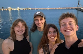 Carine et ses enfants