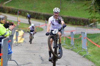 Andy Kläy a fait le show sur le parcours de la Valterbimania. 