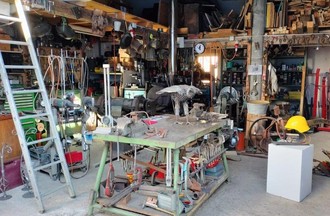   Son atelier une caverne d'Ali Baba 
