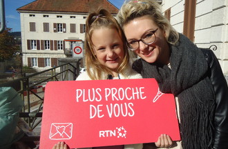Alexia et sa fille Chiara la gagnante du blind test