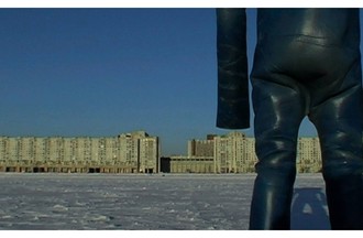 L'Homme bleu à St-Pétersbourg en 2007