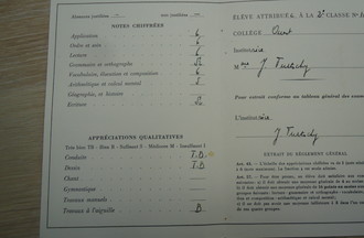 Mon bulletin scolaire
