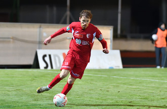 Evan Stadelmann, titulaire en l'absence de Safet Alic