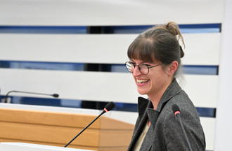 Pauline Godat retrouvera en 2025 sa place "en bas" de l'hémicycle