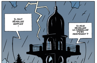 Dessins de Joted pour la BD Le Miroir des âmes, le polar de Nicolas Feuz